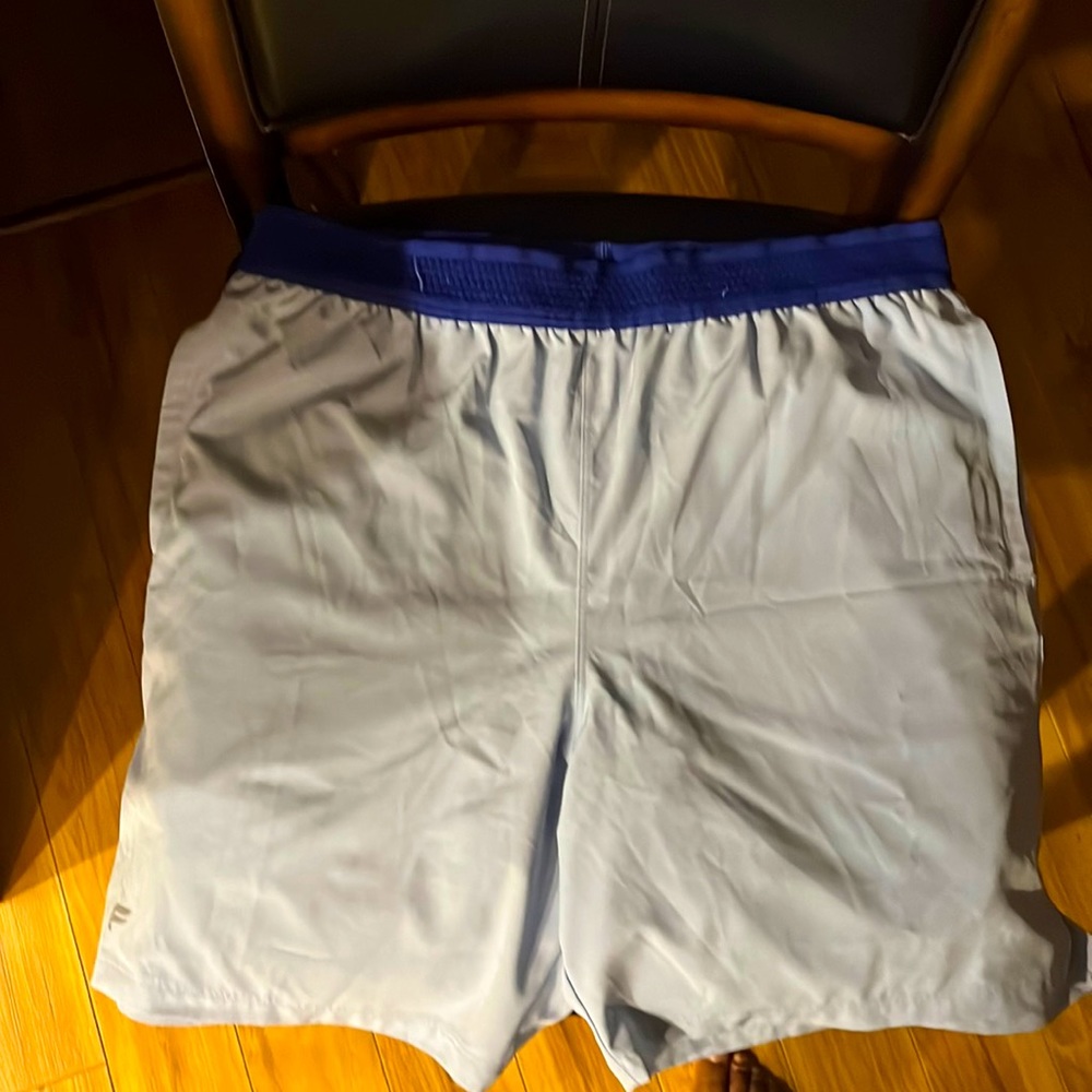 Sz Large sky blue Fabletics lined shorts